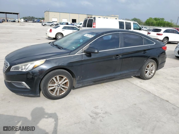2017 Hyundai Sonata 2.4L with VIN 5NPE24AFXHH546698, listed as a Copart auction lot 51631575 with 0 mi miles and Clean Title. Bid and sale history available at carsss.com. Image 1.
