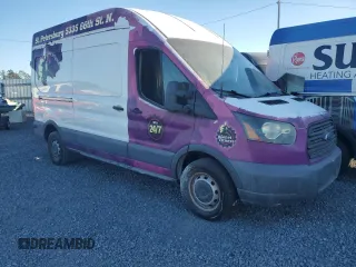 2015 Ford Transit with VIN 1FTSW2XG7FKA57802, listed as a Copart auction lot 74132384 with Not Provided miles and Salvage Title. Bid and sale history available at DreamBid. Image 4.