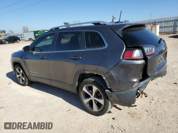 2020 Jeep Cherokee Limited with VIN 1C4PJLDB3LD535202, listed as a Copart auction lot 41802055 with 81,721 mi miles and Salvage Title. Bid and sale history available at carsss.com. Image 2.