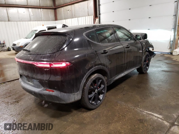 2024 Dodge Hornet GT with VIN ZACNDFAN7R3A34393, listed as a Copart auction lot 50688195 with 15,605 mi miles and Salvage title. Bid and sale history available at DreamBid. Image 3.