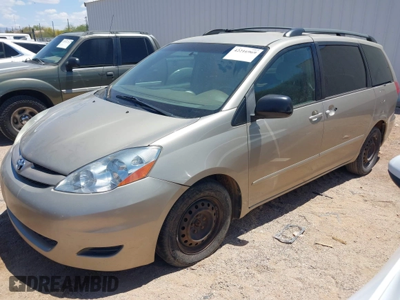 2007 Toyota Sienna CE with VIN 5TDZK23C57S045350, listed as a IAAI auction lot 42216969 with 218,726 mi miles and . Bid and sale history available at DreamBid. Image 2.
