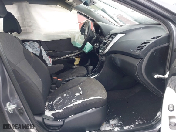 2014 Hyundai Accent GS with VIN KMHCT5AE1EU194495, listed as a IAAI auction lot 41609591 with 85,737 mi miles. Bid and sale history available at carsss.com. Image 5.