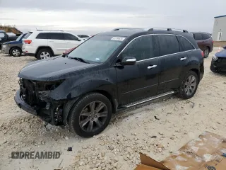 2013 Acura MDX Advance with VIN 2HNYD2H81DH513704, listed as a Copart auction lot 83704634 with 134,295 mi miles and Salvage Title. Bid and sale history available at DreamBid. Image 1.