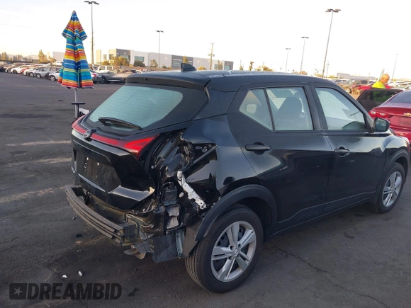 2024 Nissan Kicks S with VIN 3N1CP5BV9RL481979, listed as a IAAI auction lot 41856176 with 24,094 mi miles and . Bid and sale history available at carsss.com. Image 4.