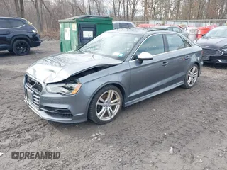 2016 Audi S3 Premium Plus with VIN WAUB1GFF3G1075819, listed as a IAAI auction lot 41943074 with 116,643 mi miles. Bid and sale history available at carsss.com. Image 2.