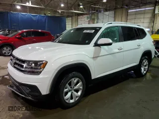 2019 Volkswagen Atlas S z VIN 1V2GR2CA4KC534624, wystawiony jako Copart lot #42877055 z przebiegiem 81 145 mil mil oraz Czysty tytuł • Clean title. Historia ofert i sprzedaży dostępna na DreamBid. Obrazek 1.