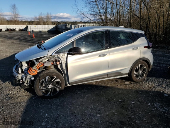 2023 Chevrolet Bolt EV 2LT with VIN 1G1FX6S01P4201164, listed as a Copart auction lot 48258555 with NaN miles and Salvage Title. Bid and sale history available at carsss.com. Image 1.