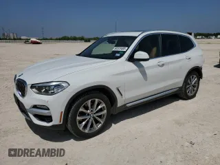 2019 BMW X3 sDrive30i with VIN 5UXTR7C57KLE97733, listed as a Copart auction lot 50323485 with 103,917 mi miles and Salvage Title. Bid and sale history available at carsss.com. Image 1.