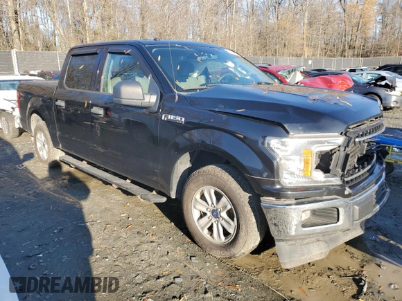2018 Ford F-150 XL with VIN 1FTEW1C58JFC55219, listed as a Copart auction lot 84671284 with 106,179 mi miles and Salvage Title. Bid and sale history available at carsss.com. Image 4.