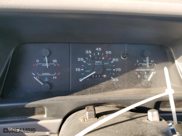 1993 Ford Ranger Splash with VIN 1FTCR10A4PUB98621, listed as a Copart auction lot 85020414 with 183,238 mi miles and Salvage Title. Bid and sale history available at carsss.com. Image 9.
