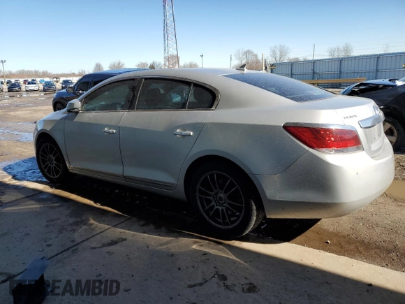 2010 Buick LaCrosse CXL with VIN 1G4GC5GG7AF131233, listed as a Copart auction lot 48121135 with 0 mi miles and Clean Title. Bid and sale history available at carsss.com. Image 2.