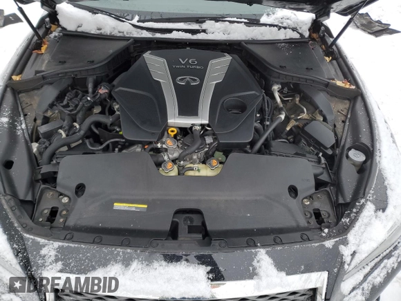 2017 Infiniti Q50 3.0t Signature Edition with VIN JN1EV7ARXHM841053, listed as a Copart auction lot 43552075 with 74,034 mi miles and Clean Title. Bid and sale history available at carsss.com. Image 11.