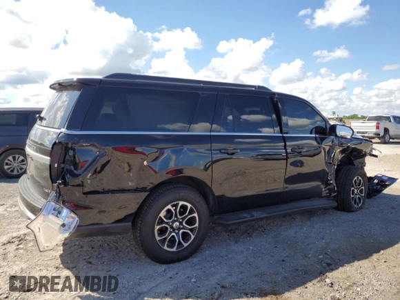 2024 Ford Expedition Max XLT with VIN 1FMJK1H87REA85137, listed as a Copart auction lot 46241645 with 4,845 mi miles and Non repairable. Bid and sale history available at DreamBid. Image 3.