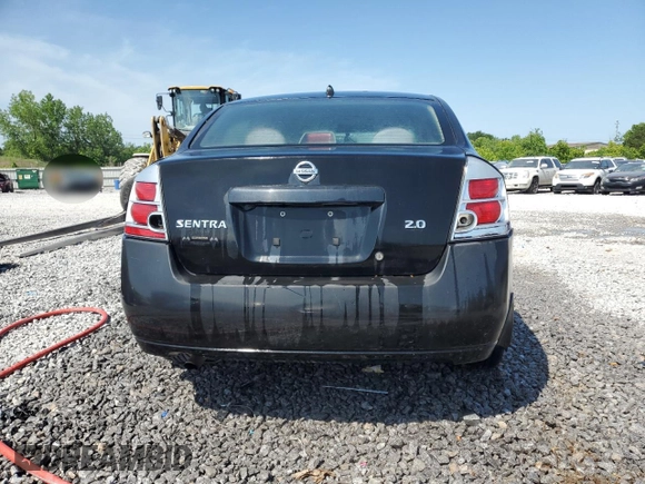 2007 Nissan Sentra 2.0 with VIN 3N1AB61E77L676733, listed as a Copart auction lot 58058295 with 203,845 mi miles and Salvage title. Bid and sale history available at DreamBid. Image 6.