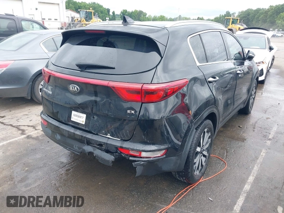 2017 Kia Sportage EX with VIN KNDPN3AC3H7285581, listed as a IAAI auction lot 42366792 with 90,959 mi miles and . Bid and sale history available at DreamBid. Image 6.