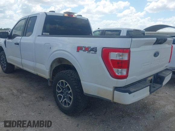 2022 Ford F-150 XL with VIN 1FTEX1EP8NKE11235, listed as a IAAI auction lot 42524567 with 86,647 mi miles and . Bid and sale history available at DreamBid. Image 3.