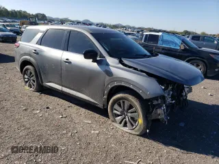 2024 Nissan Pathfinder S with VIN 5N1DR3AC7RC249839, listed as a Copart auction lot 75864704 with 2,159 mi miles and Salvage title. Bid and sale history available at DreamBid. Image 4.