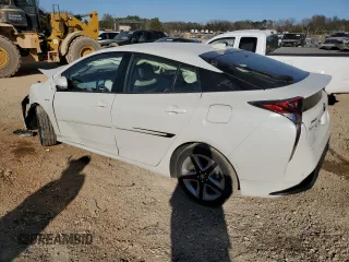 2018 Toyota Prius Two with VIN JTDKARFU1J3055156, listed as a Copart auction lot 47745465 with 57,740 mi miles and Salvage Title. Bid and sale history available at DreamBid. Image 2.