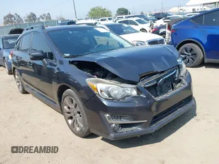 2015 Subaru Impreza Special Sports Premium with VIN JF1GPAY6XF8254761, listed as a IAAI auction lot 42465703 with 69,600 mi miles and . Bid and sale history available at DreamBid. Image 1.