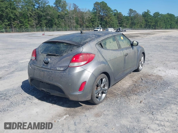 2016 Hyundai Veloster with VIN KMHTC6AD5GU252043, listed as a IAAI auction lot 42810862 with 128,098 mi miles and . Bid and sale history available at DreamBid. Image 4.