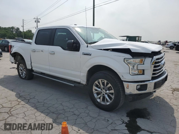 2017 Ford F-150 XL with VIN 1FTEW1EF7HKC10263, listed as a Copart auction lot 60650175 with 167,319 mi miles and Salvage title. Bid and sale history available at DreamBid. Image 4.