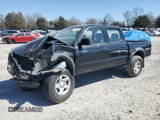 2001 Toyota Tacoma with VIN 5TEHN72N11Z735383, listed as a Copart auction lot 45749625 with 249,408 mi miles and Clean Title. Bid and sale history available at carsss.com. Image 1.