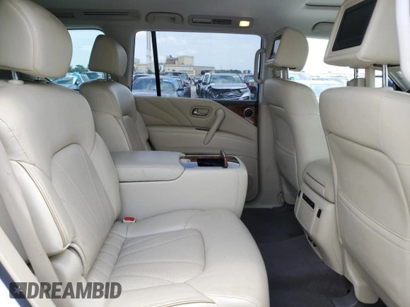 2017 Infiniti QX80 with VIN JN8AZ2NE3H9158872, listed as a Copart auction lot 52589435 with 116,980 mi miles and Salvage title. Bid and sale history available at DreamBid. Image 11.