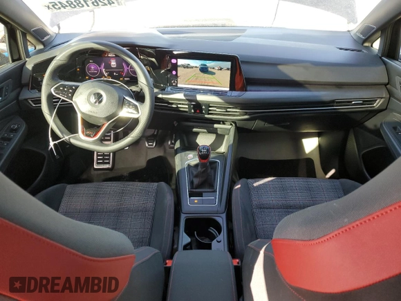 2022 Volkswagen Golf GTI SE with VIN WVWN87CD4NW153426, listed as a Copart auction lot 42618845 with 18,243 mi miles and Non Repairable. Bid and sale history available at carsss.com. Image 8.
