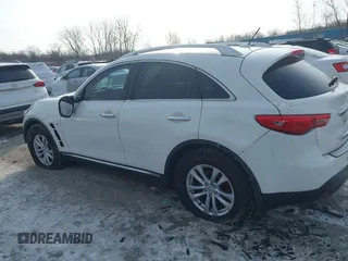 2015 Infiniti QX70 with VIN JN8CS1MW4FM481257, listed as a IAAI auction lot 41390187 with 127,892 mi miles and . Bid and sale history available at DreamBid. Image 14.