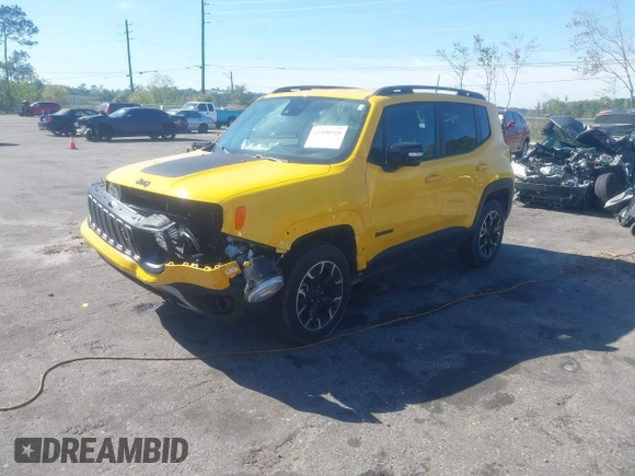 2023 Jeep Renegade Upland with VIN ZACNJDB11PPP58351, listed as a IAAI auction lot 41890948 with 34,453 mi miles and . Bid and sale history available at DreamBid. Image 17.