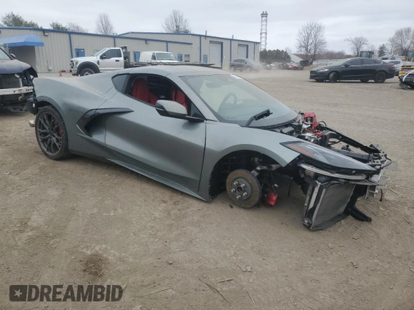 2024 Chevrolet Corvette 1LT with VIN 1G1YA2D44R5103357, listed as a Copart auction lot 46390865 with 15,960 mi miles and Salvage title. Bid and sale history available at DreamBid. Image 4.
