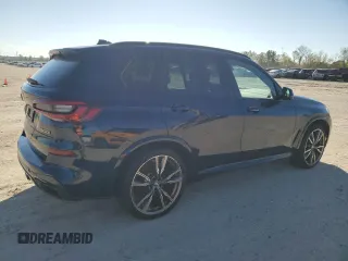 2021 BMW X5 M50i with VIN 5UXJU4C06M9F06155, listed as a Copart auction lot 86296724 with 59,608 mi miles and Salvage Title. Bid and sale history available at carsss.com. Image 3.