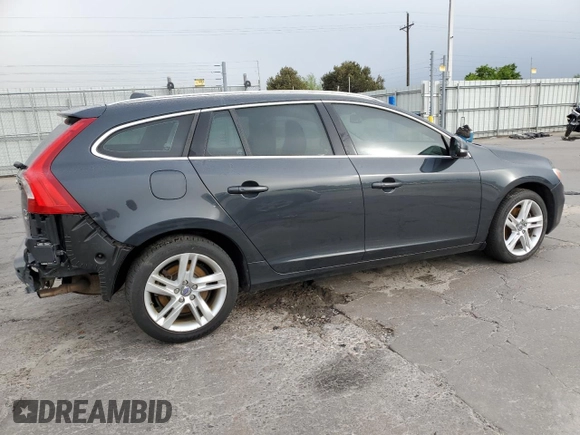 2015 Volvo V60 with VIN YV1612SB5F1186312, listed as a Copart auction lot 58552405 with 77,610 mi miles and Salvage title. Bid and sale history available at DreamBid. Image 3.