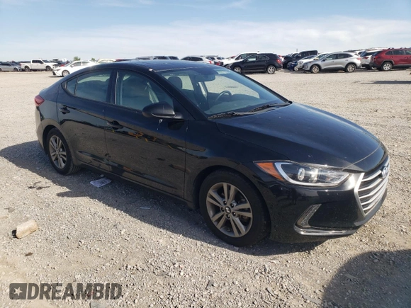 2018 Hyundai Elantra SEL with VIN 5NPD84LF9JH402248, listed as a Copart auction lot 53633005 with 47,578 mi miles and Salvage Title. Bid and sale history available at DreamBid. Image 4.