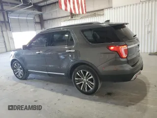 2017 Ford Explorer Platinum z VIN 1FM5K8HT9HGC21236, wystawiony jako Copart lot #66230535 z przebiegiem 145 201 mil mil oraz Czysty tytuł • Clean title. Historia ofert i sprzedaży dostępna na DreamBid. Obrazek 2.
