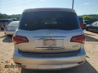 2012 Infiniti QX56 7-passenger with VIN JN8AZ2NF6C9518895, listed as a Copart auction lot 61084975 with 228,628 mi miles and Salvage title. Bid and sale history available at DreamBid. Image 6.