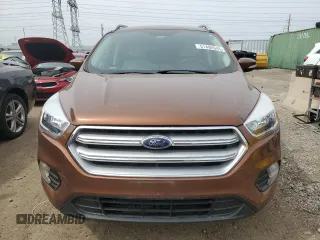2017 Ford Escape Titanium with VIN 1FMCU0JD4HUC85921, listed as a Copart auction lot 51490945 with 90,093 mi miles and Salvage Title. Bid and sale history available at carsss.com. Image 5.