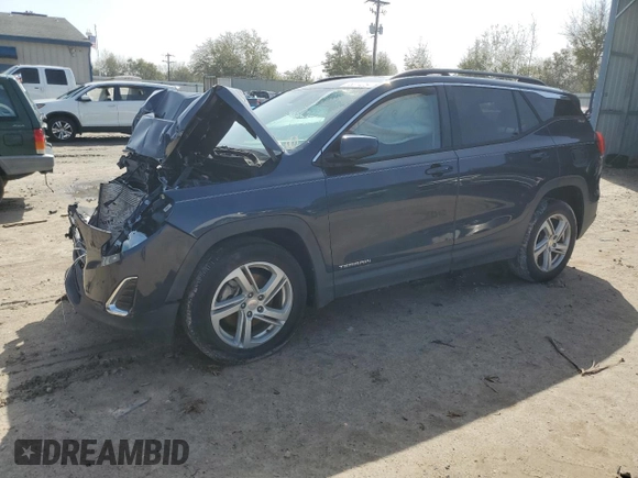2018 GMC Terrain SLE with VIN 3GKALMEX3JL129254, listed as a Copart auction lot 48492125 with 0 mi miles and Non Repairable. Bid and sale history available at carsss.com. Image 1.