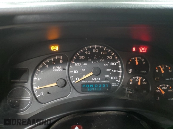 2002 Chevrolet Suburban LT with VIN 1GNFK16Z82J227408, listed as a Copart auction lot 71229194 with 304,713 mi miles and Salvage Title. Bid and sale history available at carsss.com. Image 9.