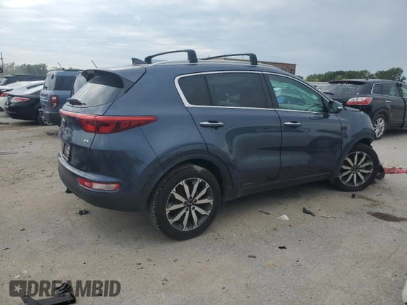 2017 Kia Sportage EX with VIN KNDPN3AC9H7237647, listed as a Copart auction lot 66037414 with 61,901 mi miles and Salvage Title. Bid and sale history available at carsss.com. Image 3.