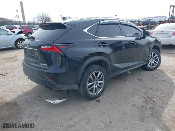 2015 Lexus NX 200t with VIN JTJBARBZ8F2042044, listed as a IAAI auction lot 41490661 with 110,793 mi miles. Bid and sale history available at carsss.com. Image 4.