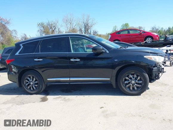 2015 Infiniti QX60 with VIN 5N1AL0MM5FC512476, listed as a IAAI auction lot 42050707 with 138,911 mi miles and . Bid and sale history available at DreamBid. Image 13.