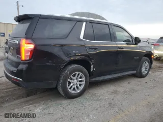 2021 Chevrolet Tahoe LS with VIN 1GNSKMKD3MR163423, listed as a Copart auction lot 84880594 with 119,407 mi miles and Salvage Title. Bid and sale history available at carsss.com. Image 3.