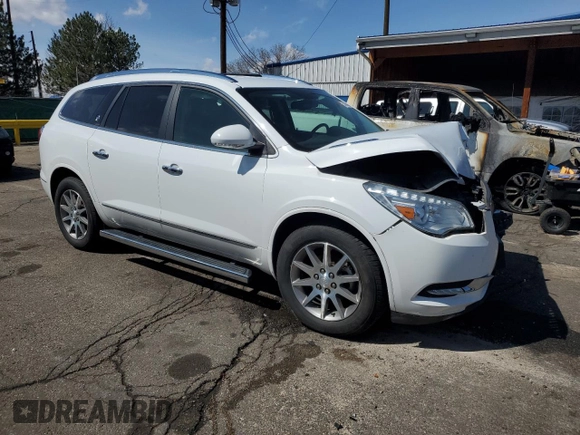2016 Buick Enclave Leather with VIN 5GAKVBKD9GJ104109, listed as a Copart auction lot 51680945 with 136,079 mi miles and Salvage Title. Bid and sale history available at carsss.com. Image 4.