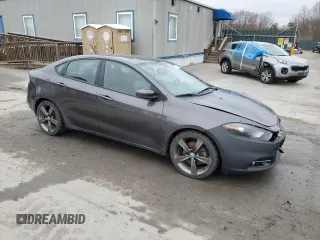 2014 Dodge Dart GT with VIN 1C3CDFEBXED906613, listed as a Copart auction lot 50326405 with 104,685 mi miles and Salvage Title. Bid and sale history available at carsss.com. Image 4.