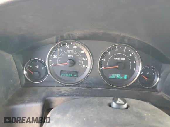 2006 Jeep Commander Limited with VIN 1J8HG58246C218993, listed as a Copart auction lot 49825435 with 214,536 mi miles and Salvage Title. Bid and sale history available at carsss.com. Image 9.
