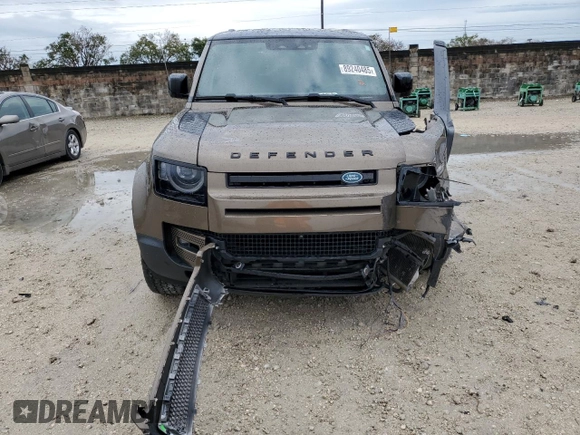 2023 Land Rover Defender S with VIN SALEJ6EX3P2121687, listed as a Copart auction lot 89240485 with 55,726 mi miles and Non repairable. Bid and sale history available at DreamBid. Image 5.