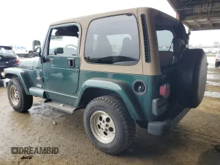 1999 Jeep Wrangler Sahara with VIN 1J4FY49S0XP435949, listed as a Copart auction lot 44937625 with 104,378 mi miles and Salvage Title. Bid and sale history available at carsss.com. Image 2.