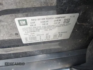 2017 Buick Encore Preferred с VIN KL4CJASB1HB072155, выставлен на аукционе IAAI как лот 42417025 с пробегом 93 462 миль миль и . История ставок и продаж доступна на DreamBid. Изображение 9.