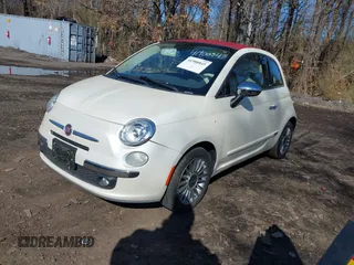2013 FIAT 500 Lounge with VIN 3C3CFFER3DT612213, listed as a IAAI auction lot 41900845 with 67,245 mi miles and . Bid and sale history available at DreamBid. Image 2.